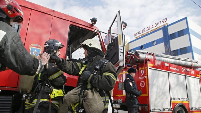 Συναγερμός στη Μόσχα: Φωτιά σε εμπορικό κέντρο (Βίντεο)